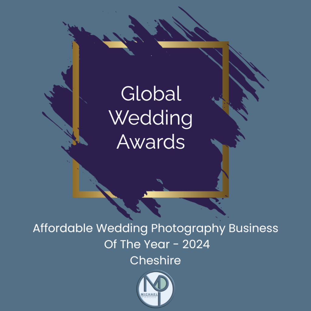 AFFORDABLE WEDDING PHOTOGRAPHY BUSINESS OF THE YEAR 2024 - GLOBAL WEDDING AWARDS - PHOTOGRAPHY BY MICHAEL PARDOE