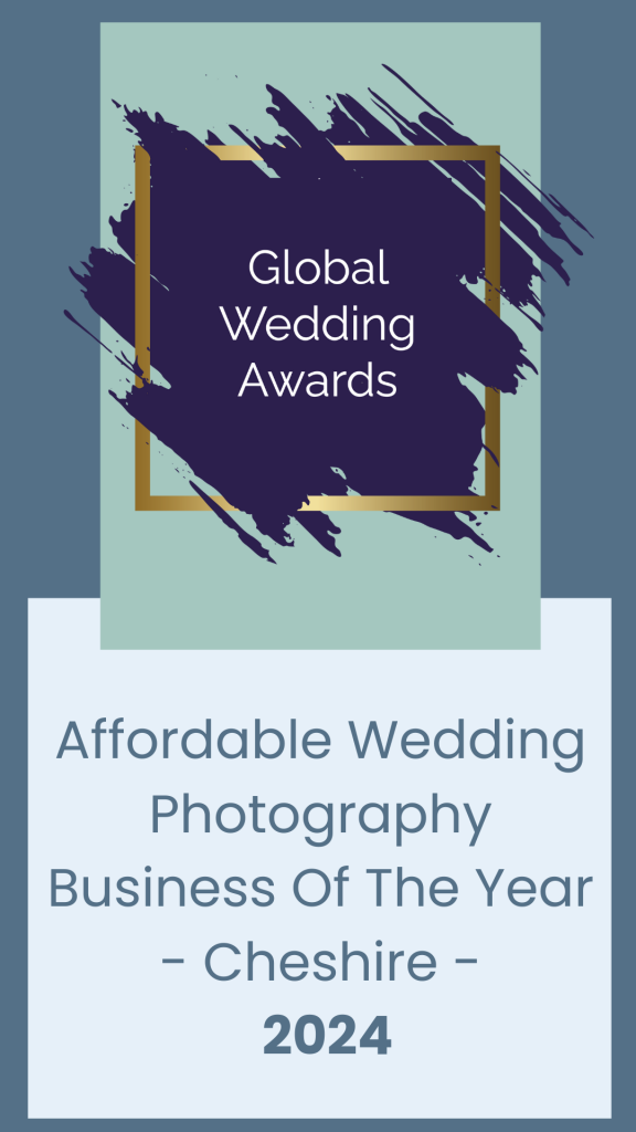 Affordable Wedding Photography Business Of The Year | 2024 | Cheshire